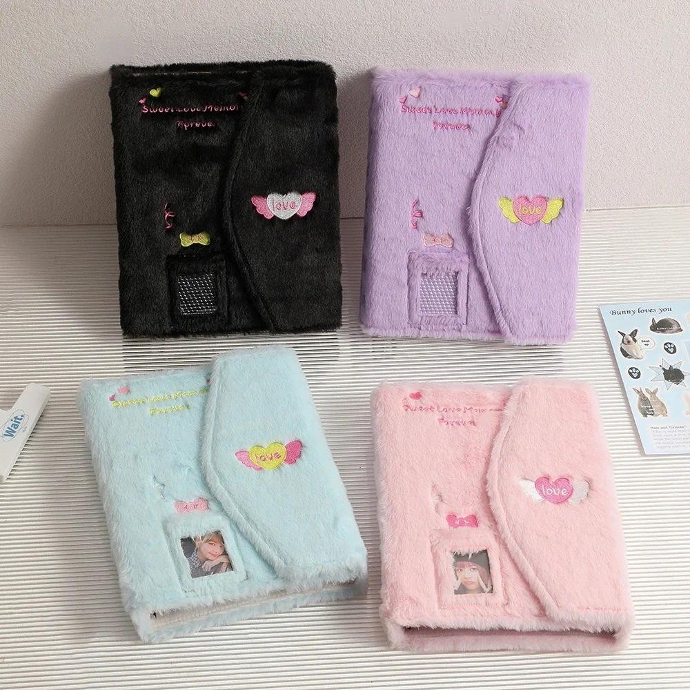 

A5 Plush Binder Photocard Holder Kawaii Photo Album Kpop Idol Photocards Collect Book Student School Notebook Stationery Collect