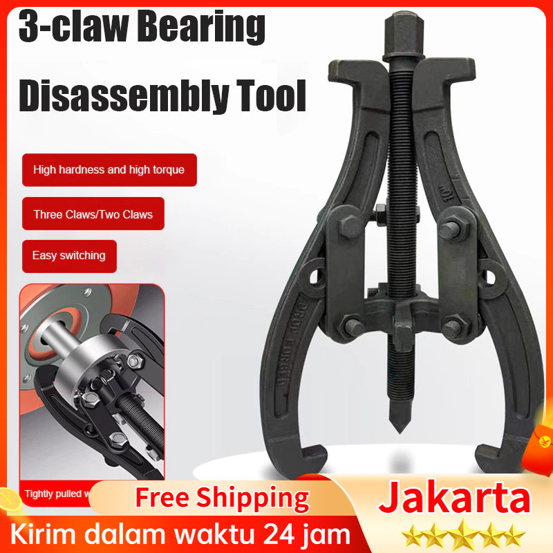Treker 3 Kaki 6 Inch Gear Puller Mobil Motor / 3 Jaw Tracker alat pencabut bearing laher