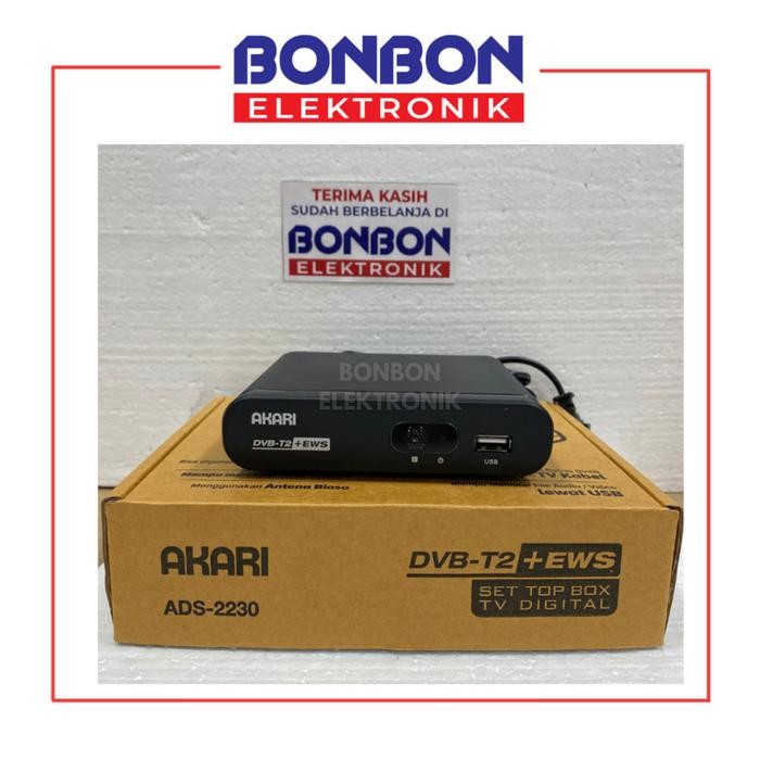 Akari Set Top Box ADS-2230 Digital TV Receiver STB DVB-T2 - + Antena DVB-T2, ADS525 (NEW)