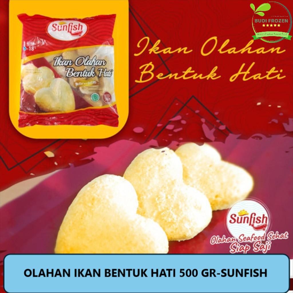 

OLAHAN IKAN BENTUK HATI 500 GR - SUNFISH