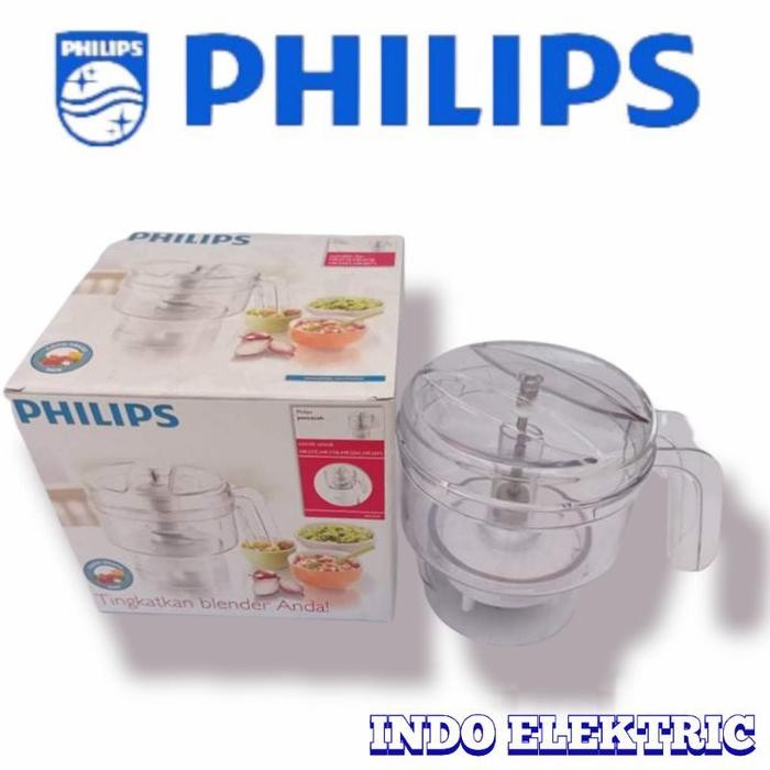 CHOPPER DAGING BLENDER PHILIPS ORIGINAL HR 2115 2116 2061 2071 - chopper biasa