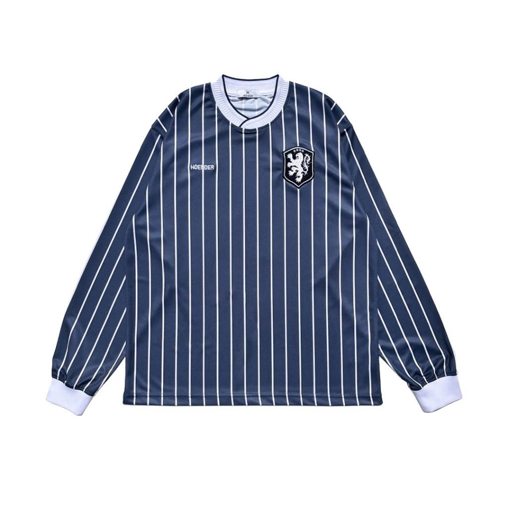 Hoender Jersey Blu Fuoco Longsleeve Oversized