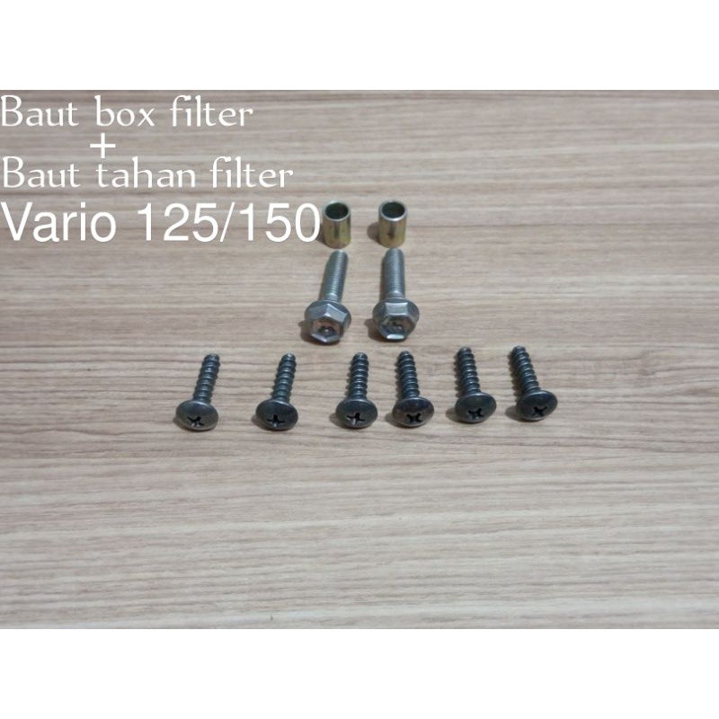 Baut box filter +baut tahan filter udara Vario 125/150