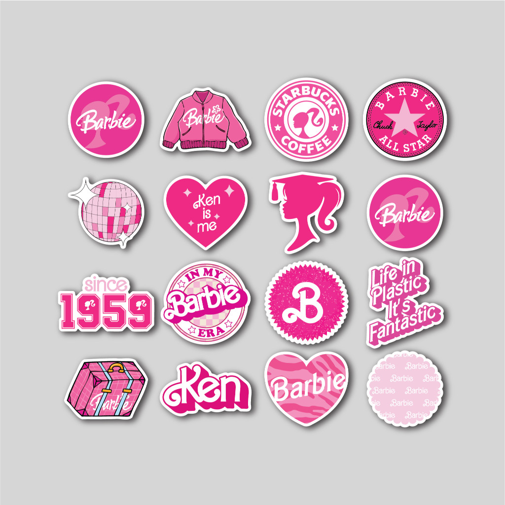 

STICKER PACK BARBIE WORLD | STICKER TUMBLER | STIKER LAPTOP KOPER HELM MURAH