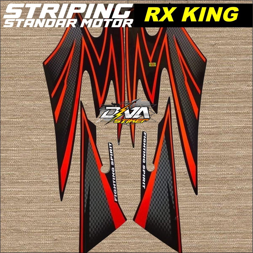 STRIPING RX KING VARIASI 2003 HITAM LIS MERAH, striping yamaha rx king variasi tahun 2003 terbaik