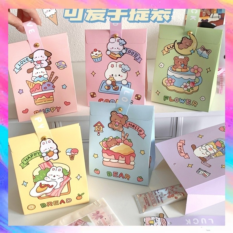 

Goodie Bag Ulang Tahun Anak Motif Kartun Lucu / Kertas Bungkus Suvenir Tali Karakter Lucu - GF0604
