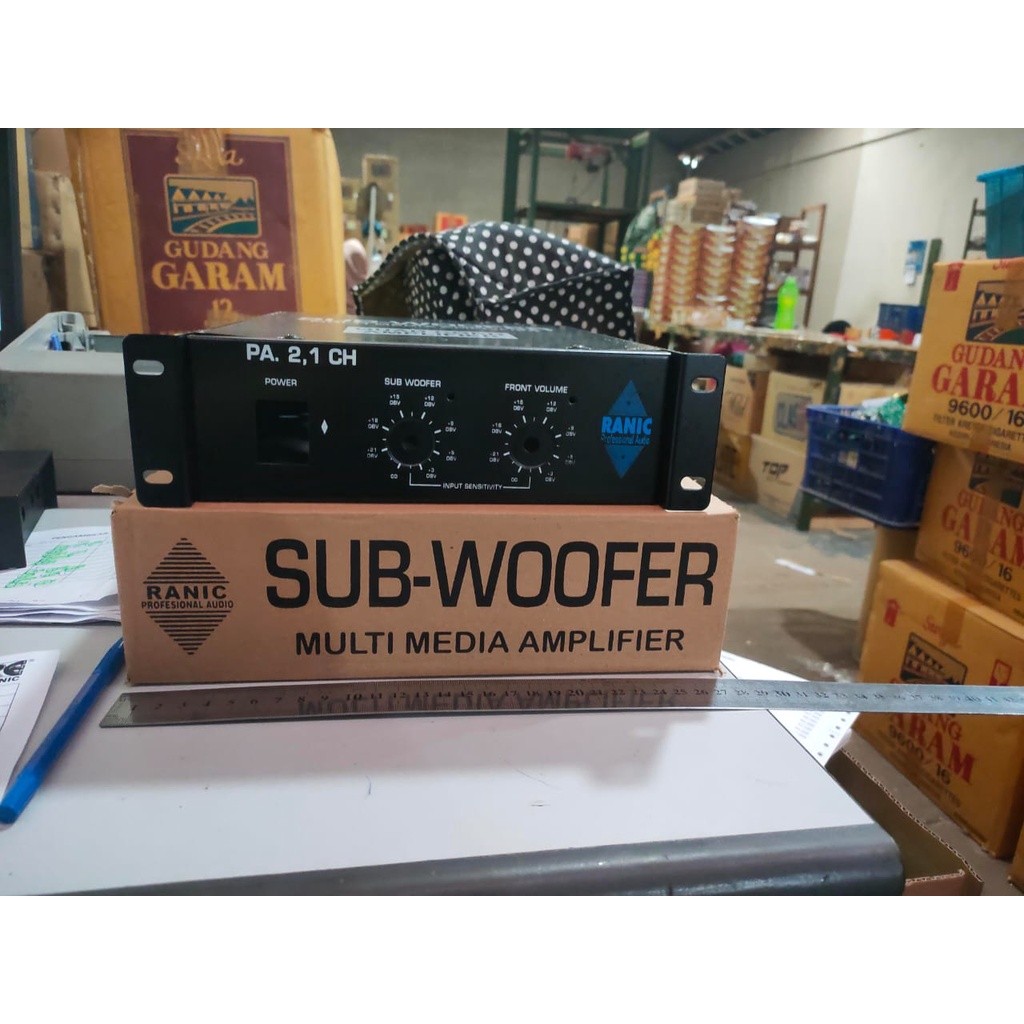 WOW bok power amplifier subwoofer 2.1 chanel