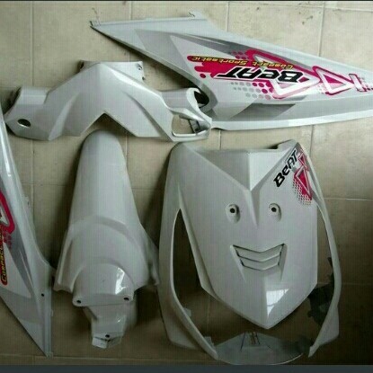 Ready Cover body honda beat karbu putih