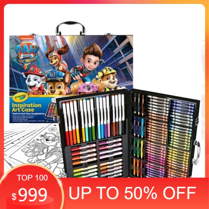 

sale! Crayola·Inspiration Art Case·PAW PATROL/gift/painting（Spider Man/Wangwang Secret Agent）