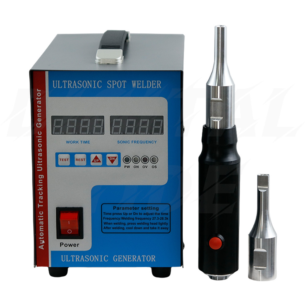 700W 28KHz Handheld Ultrasonic Spot Welder High Frequency Plastic Spot Welder Machine for ABS/PP/PE 
