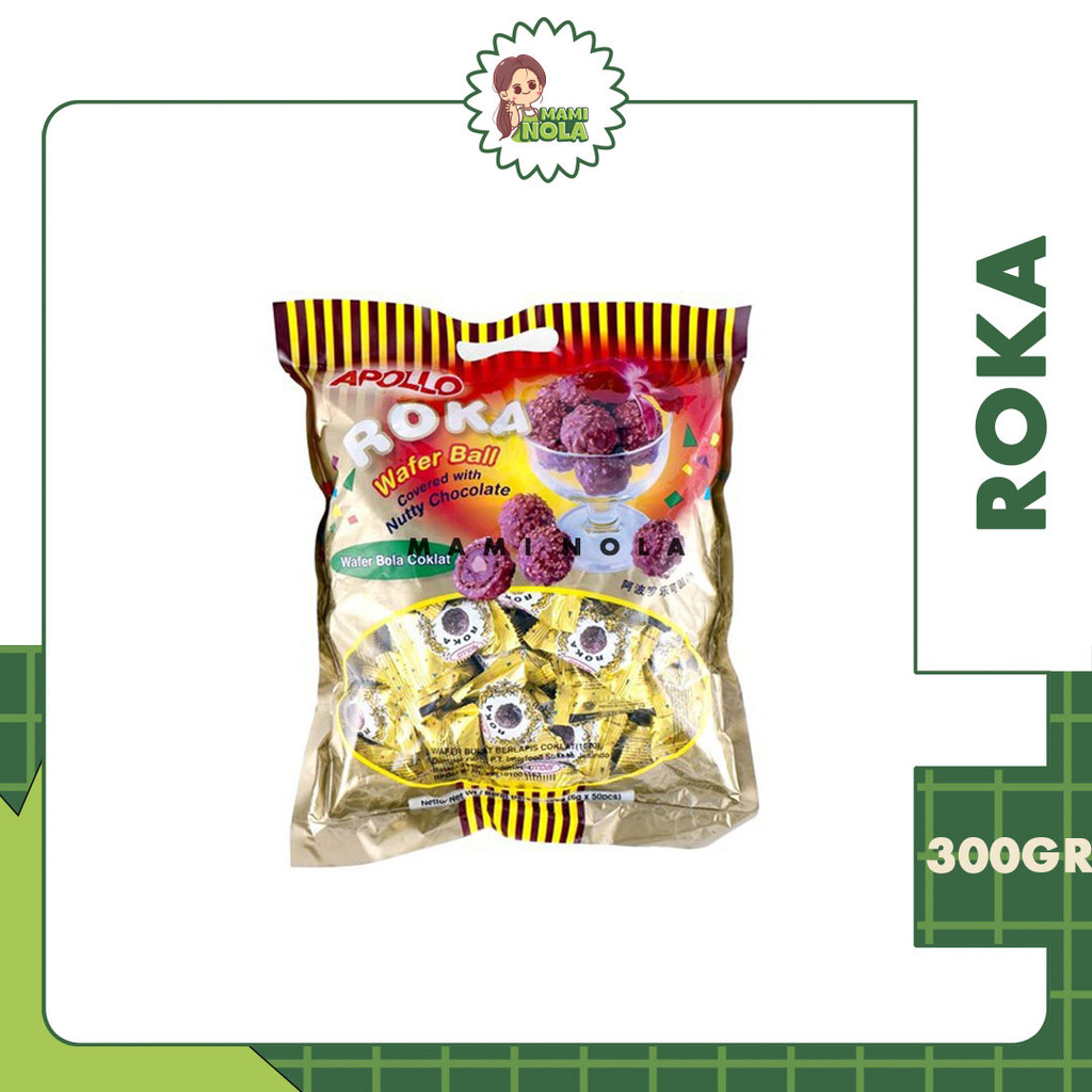 

Apollo Roka Coklat Kemasam Refill 300gr Isi 50pc