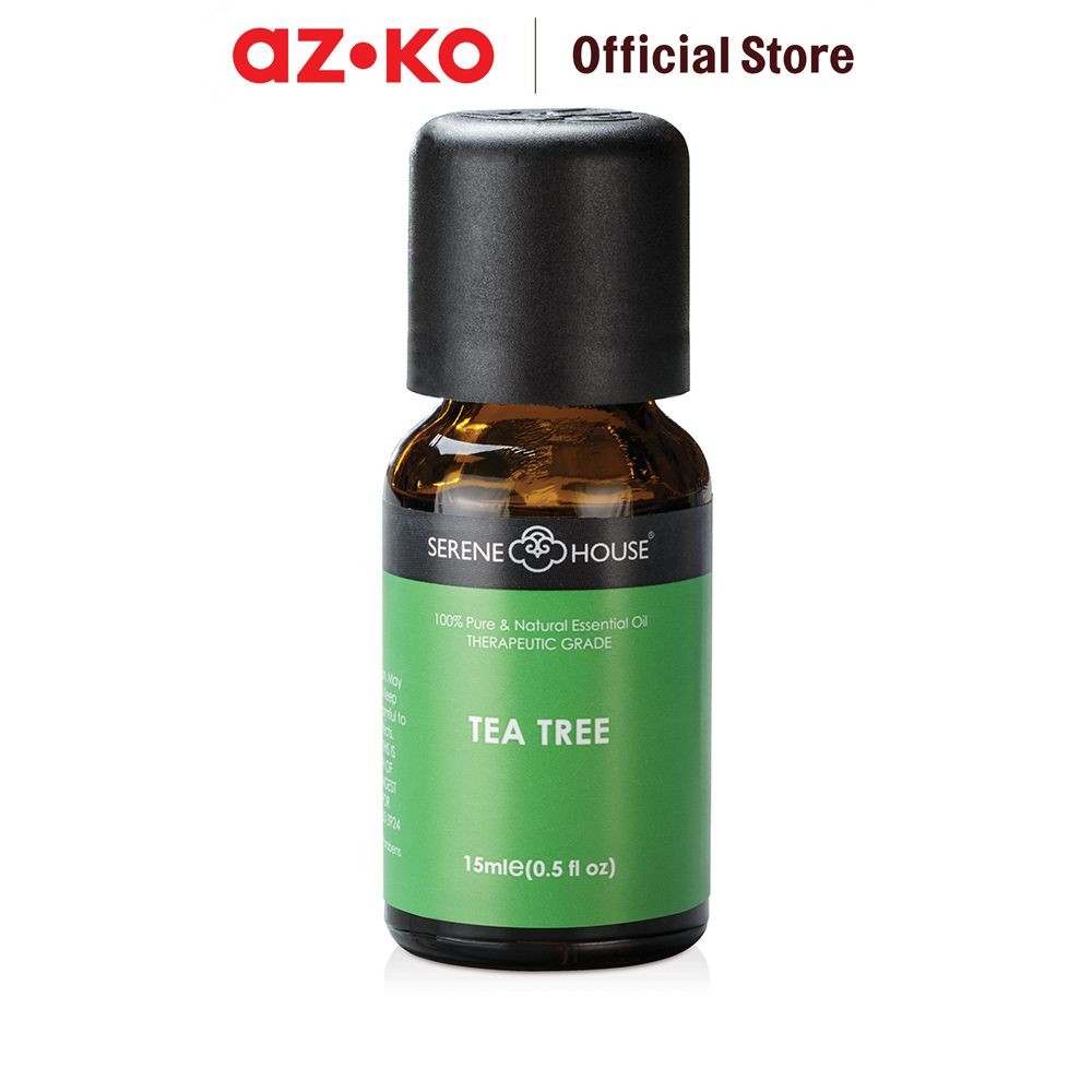 AZKO Serene House 15 ml Tea Tree Essential Oil Penyegar Ruangan Freshener Pewangi Aromaterapi Essent