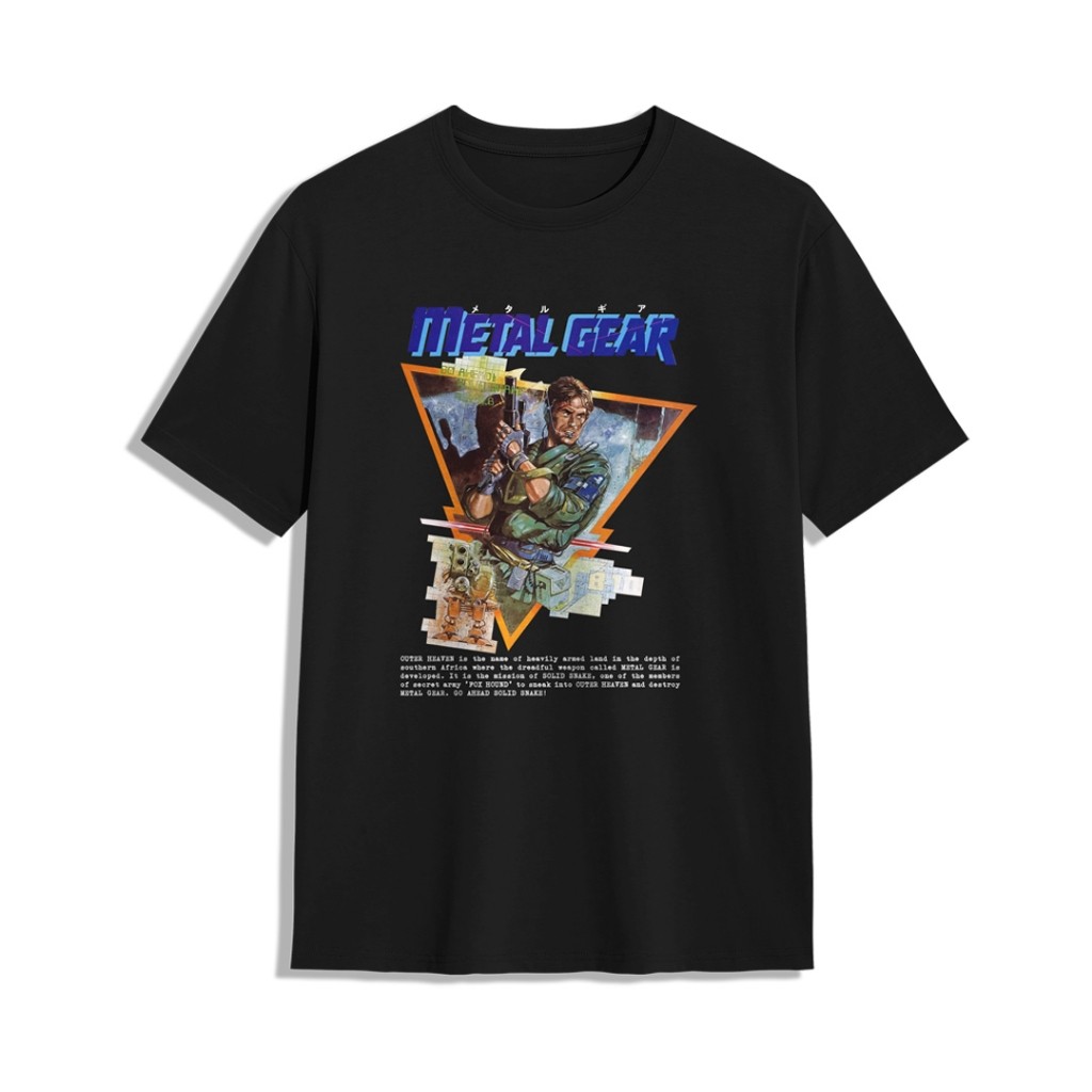 Kaos Tshirt Game Metal Gear