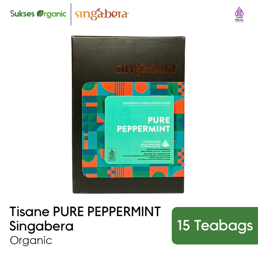 

Singabera Tisane PURE PEPPERMINT 15 Teabags