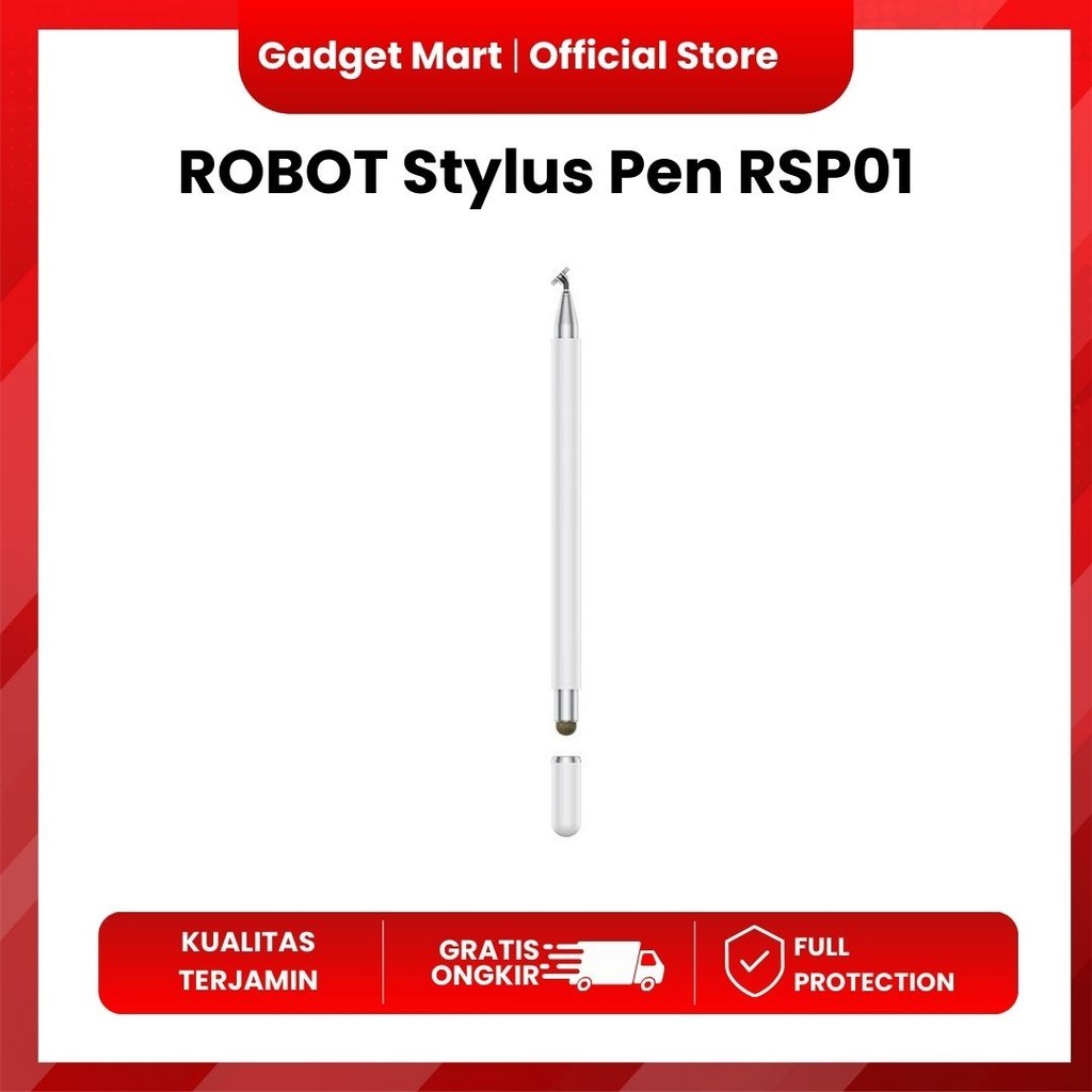 ROBOT Stylus Pen RSP01 Universal 2 in 1 for Mobile and Tablet