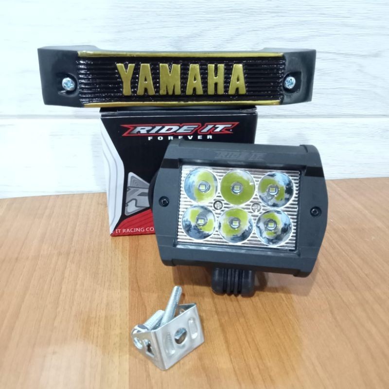 COD Paket Lampu Tembak Sorot Yamaha RX King RXK Led 6 Mata Plus Kumis Ride It IMPORT