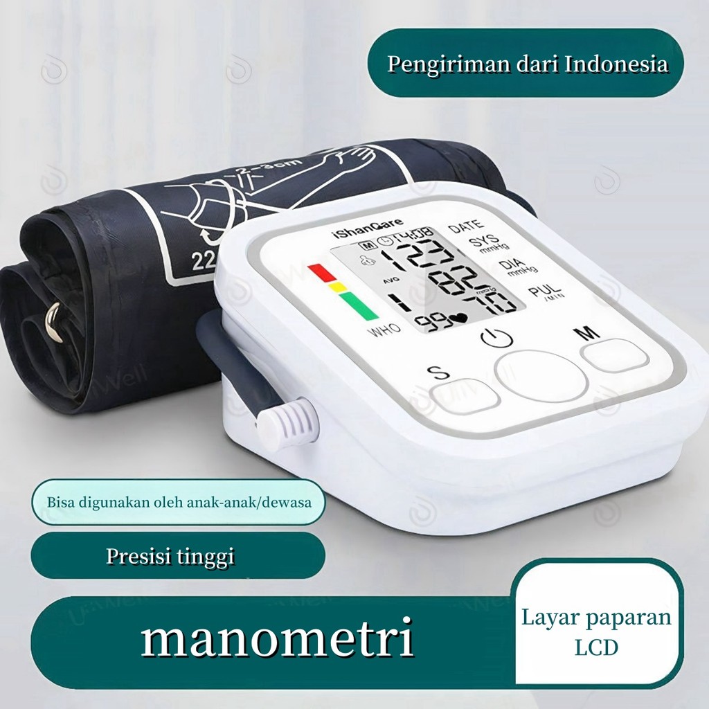 OMRON Alat cek pengukur tekanan tensi darah Digital tensimeter Electronic sphygmomanometer Blood pre