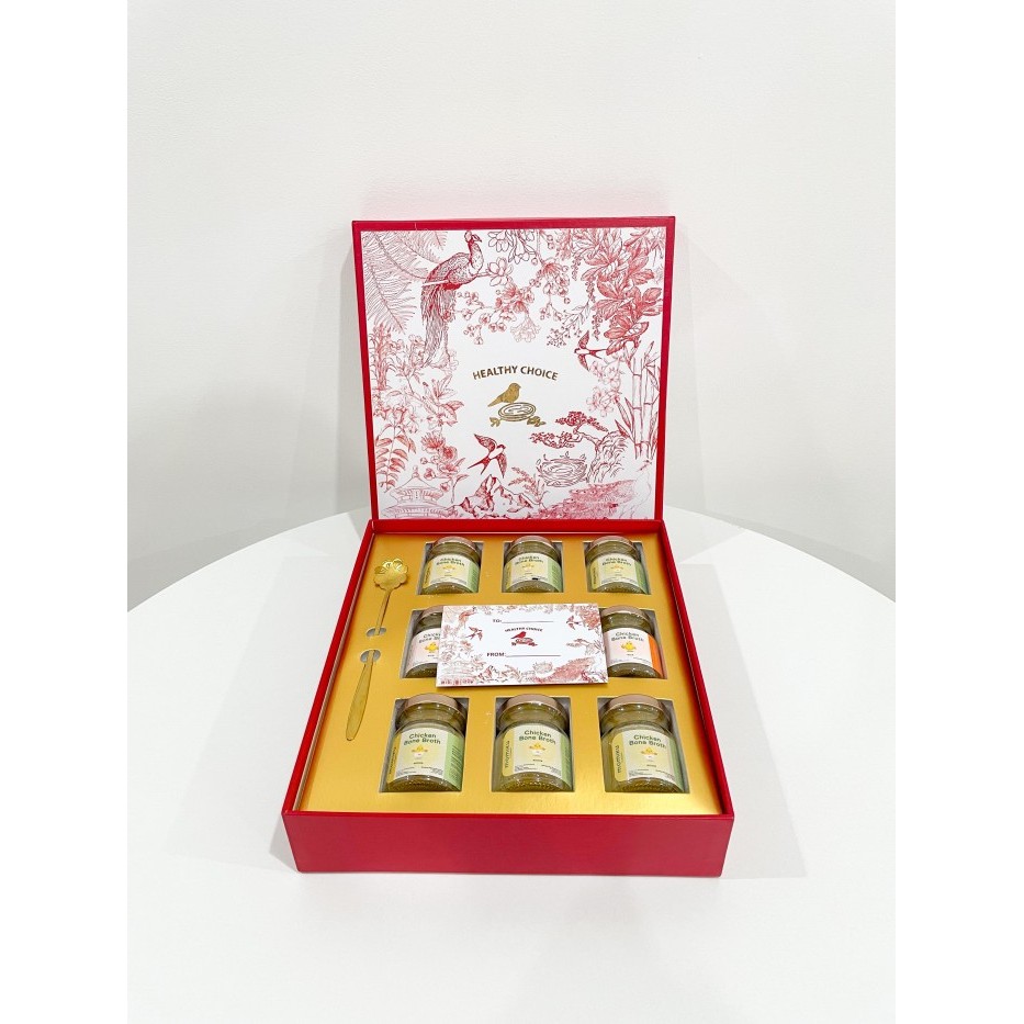 

Realfood Hampers imlek minuman sarang burung walet CNY Parcel isi 9btl - Chicken broth