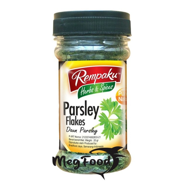 

Parsley Flakes Rempaku Premium Quality | Daun Parsley 20 Gram