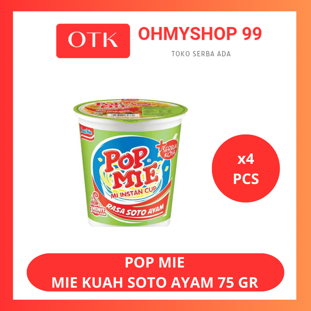 

Pop Mie Soto Ayam 4x75gr