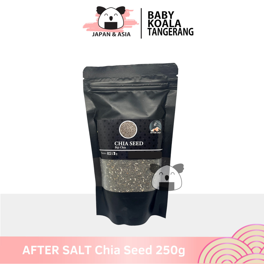 

AFTER SALT Organic Black Chia Seed Chia Organik 250 g │ Import Mexico - BKT