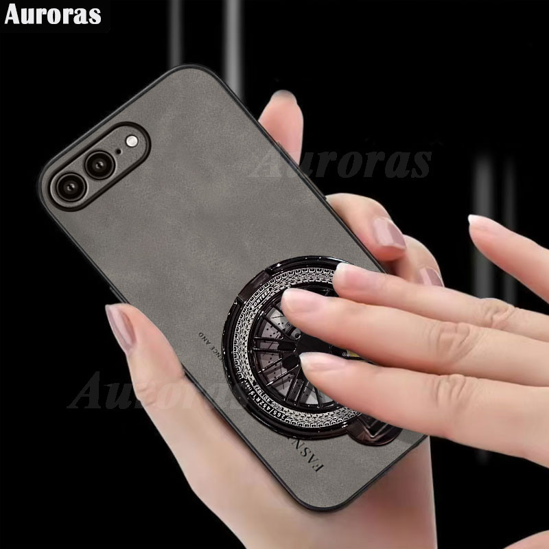 Untuk iphone 7 8 7 plus 8 plus iphone se 2 2020 se 3 2022 Casing Telepon Bulu Mewah Kulit Domba Sili