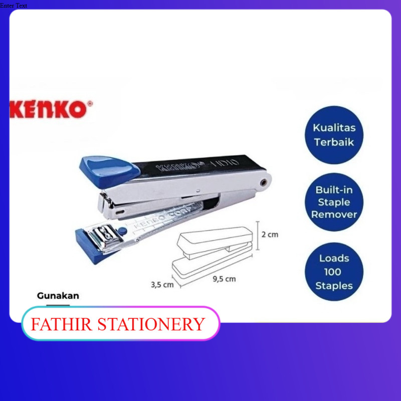 

KENKO STAPLES HD-10 - ALAT STAPLER TANGAN- STRAPLER HECTER