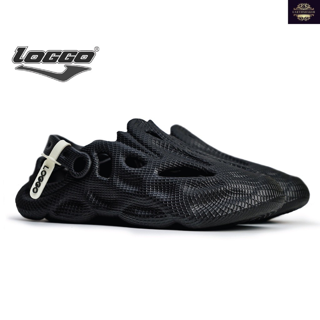 Loggo - Sandal Phylon Atlantis - Sandal Clog Full Phylon warna Hitam