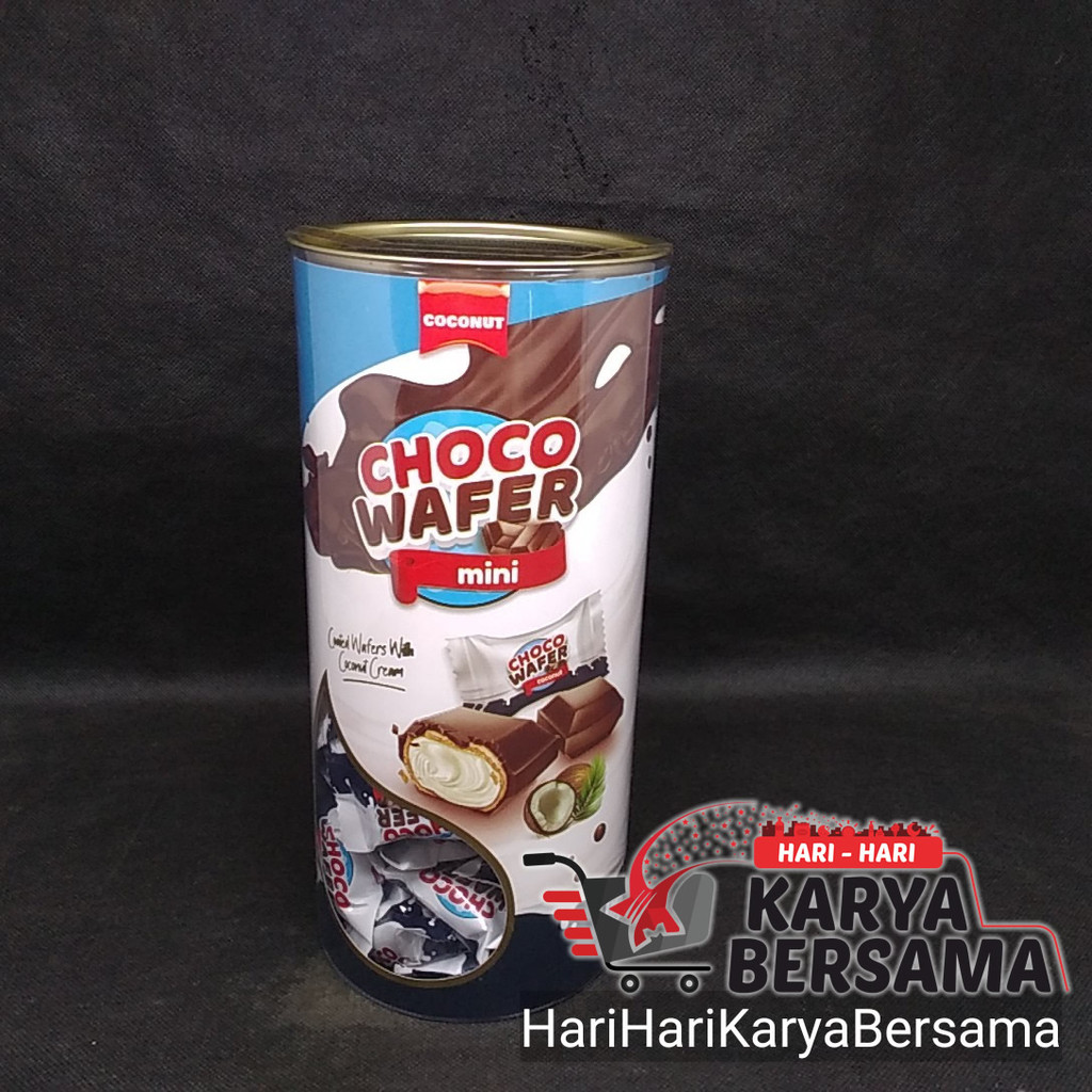 

MAKANAN RINGAN ANL CHOCO WAFER MINI COCONUT JAR 400GR