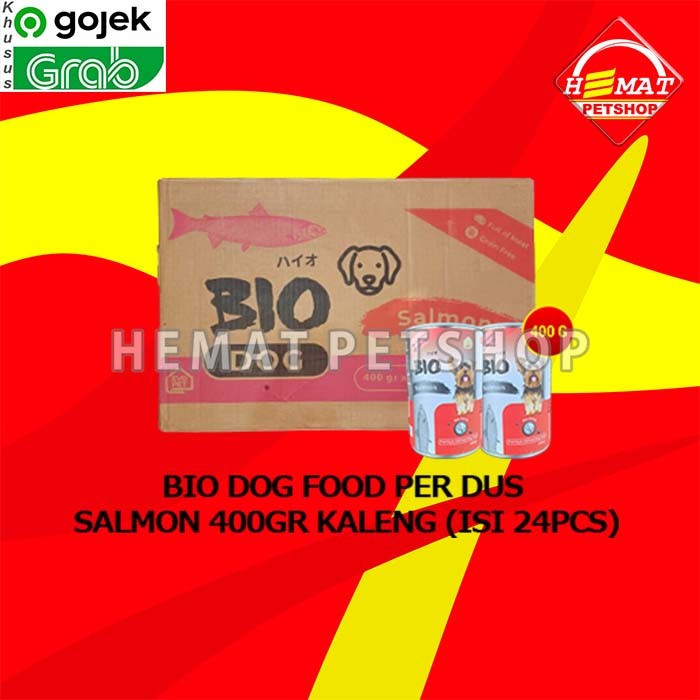 Gosend Makanan Basah Anjing Bio Dog Kaleng Wet Food 400gr Grosir 24pcs