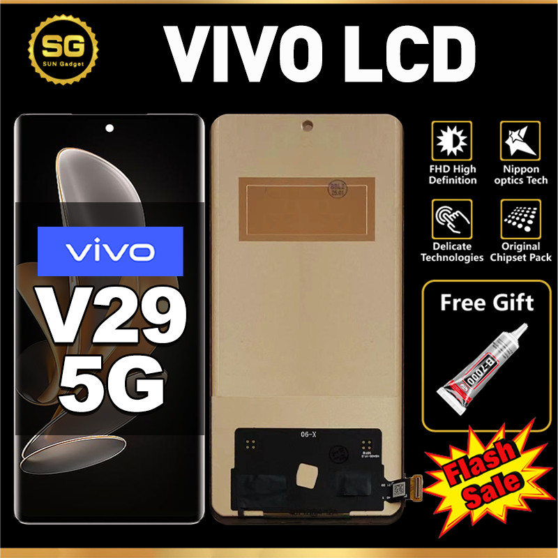 LCD VIVO V29 5G Original Touchscreen hp VIVO V29 5G fullset ori asli cod