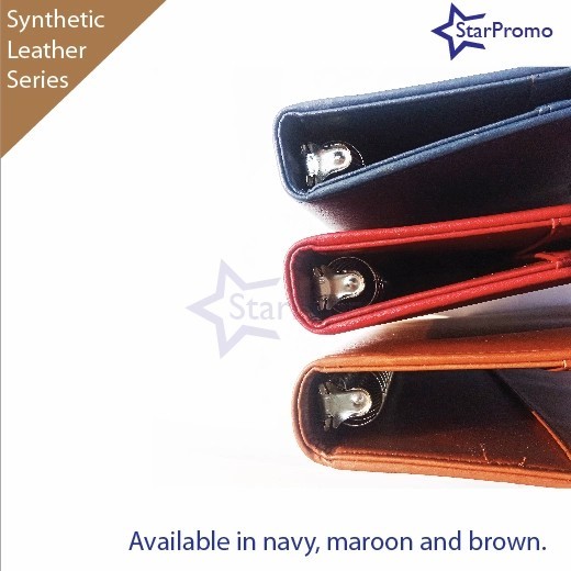 

Binder B5 Synthetic Leather 26 Ring - Cokelat