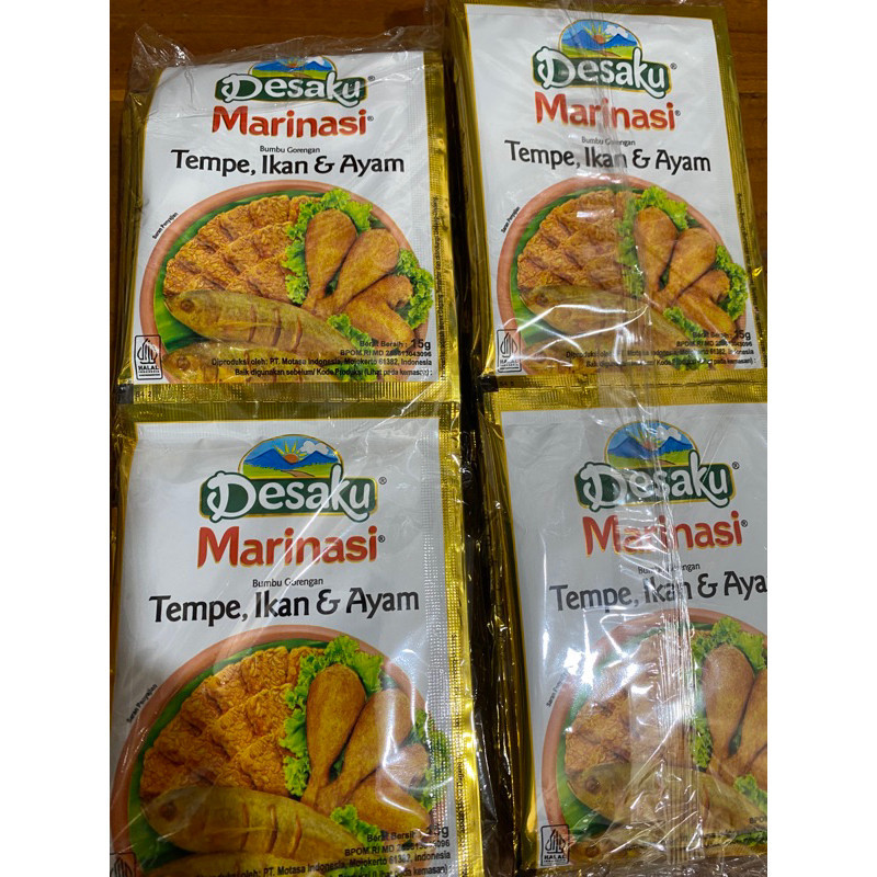 

[1 RENCENG] Desaku marinasi bumbu gorengan 12 sachet I Bumbu Instan Marinasi Desaku