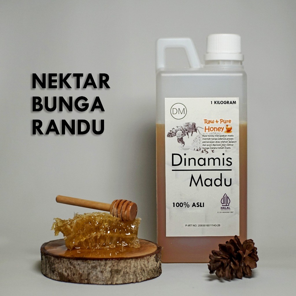 

Madu kemasan 1 kilogram Varian nektar bunga Randu