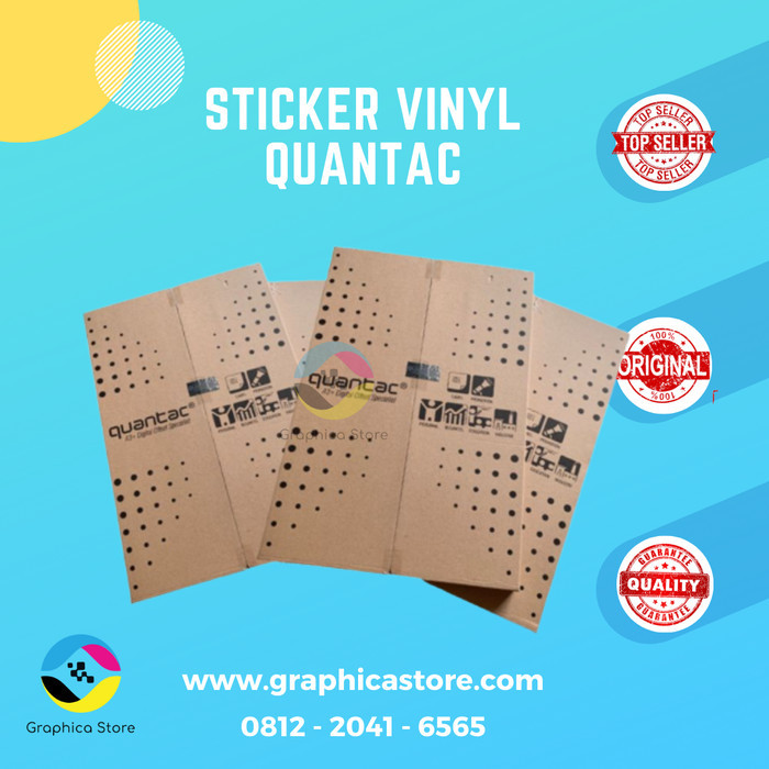 

Sticker Vinyl QUANTAC Lser Print | Kertas Sticker Vinyl A3 + | QUANTAC SKBP