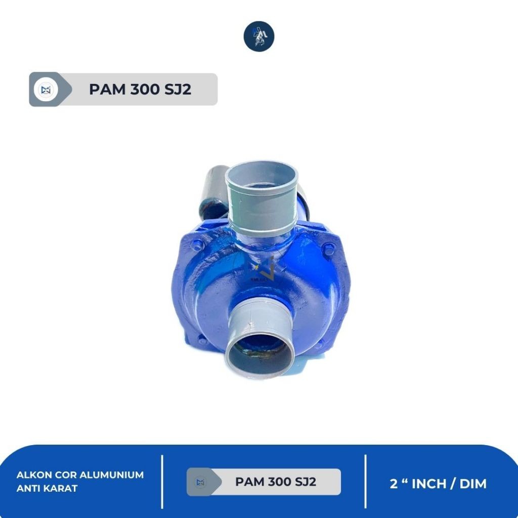 Sanyo Modifikasi 2 Inch Dim Pompa Air 300 Watt Alkon Cor Alumunium