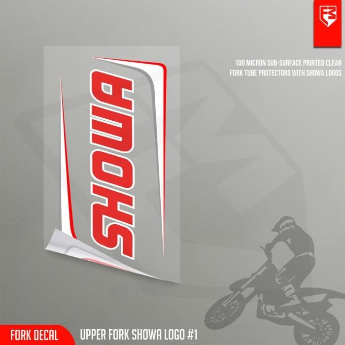 Upper Fork Decal Sticker USD SHOWA01 Clear crf klx wr155 ktm