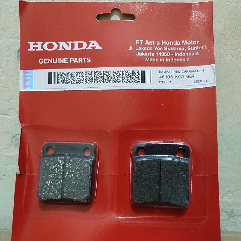 Kampas Rem Depan Gl Pro Discpad Rem Depan Gl Pro