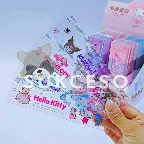 

Fancy Penggaris 15cm Motif Sanrio Series 727 Acrylic Ruler Transparant