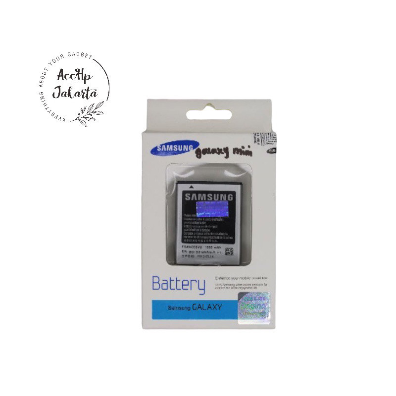Baterai Samsung Galaxy Mini / S5570 / S5282 Ori SEIN / Baterai Batre Samsung Oryginal