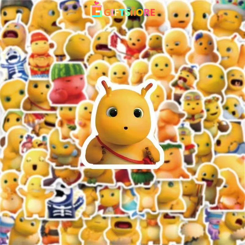 

CODDIY Scrapbook Bahan Ponsel Notebook Stiker Dekoratif Kartun Susu Naga Stiker-GS