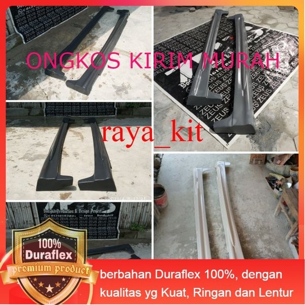 Side Skirt HONDA JAZZ GD3 2004 2005 2006 2007 2008 Mugen RS