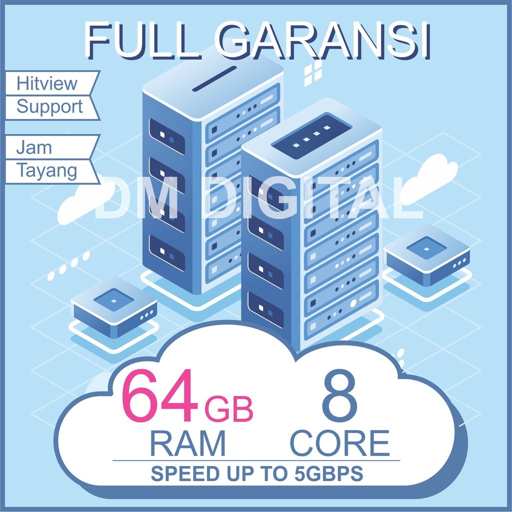 RDP / VPS 32GB Ram 8Core FULL GARANSI