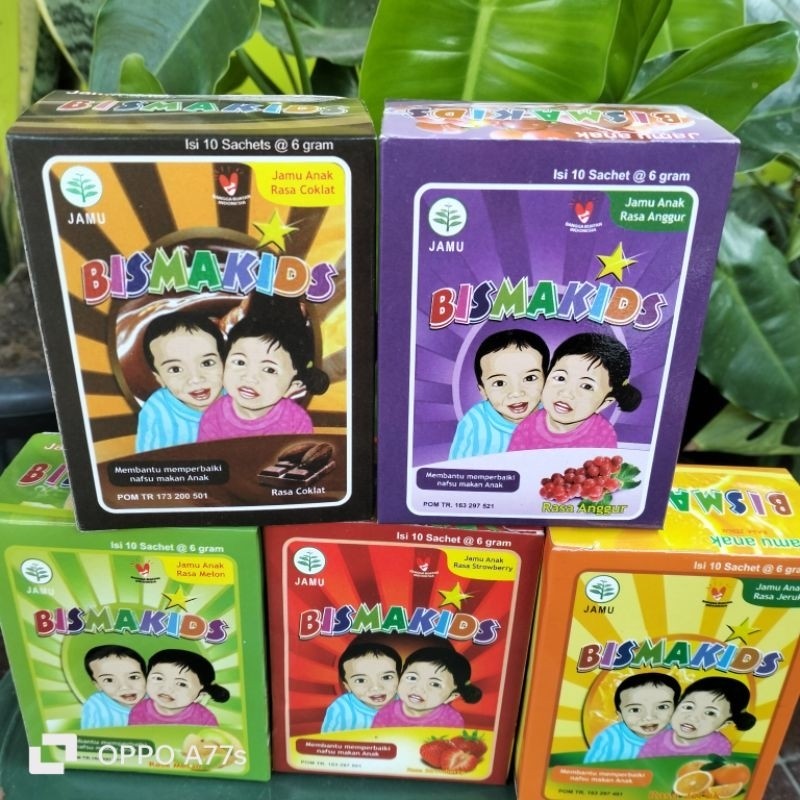 

bismakids jamu anak isi 10 sacet rasa buah dan coklat LARIS MANIS JAMU HERBAL ALAMI
