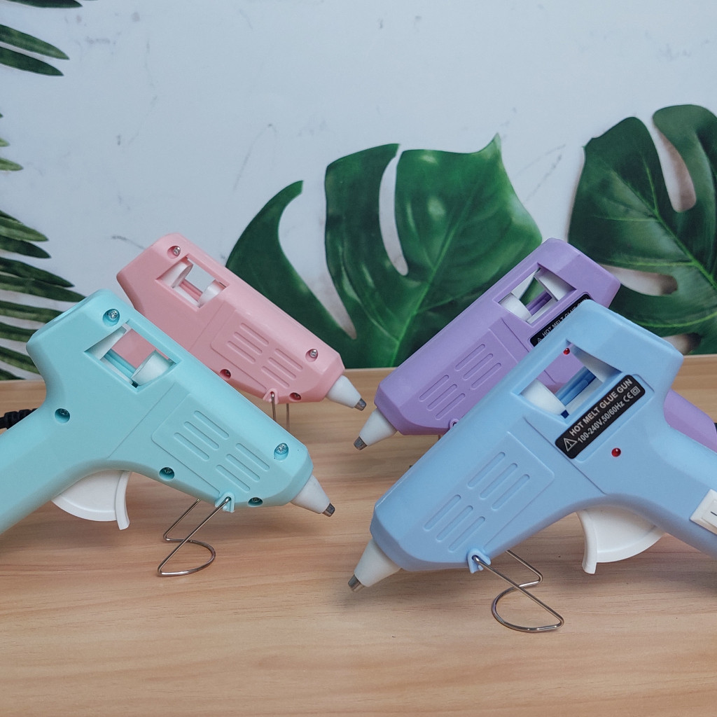 Zumoo Alat Lem Tembak Kecil / Glue Gun Macaron Imut