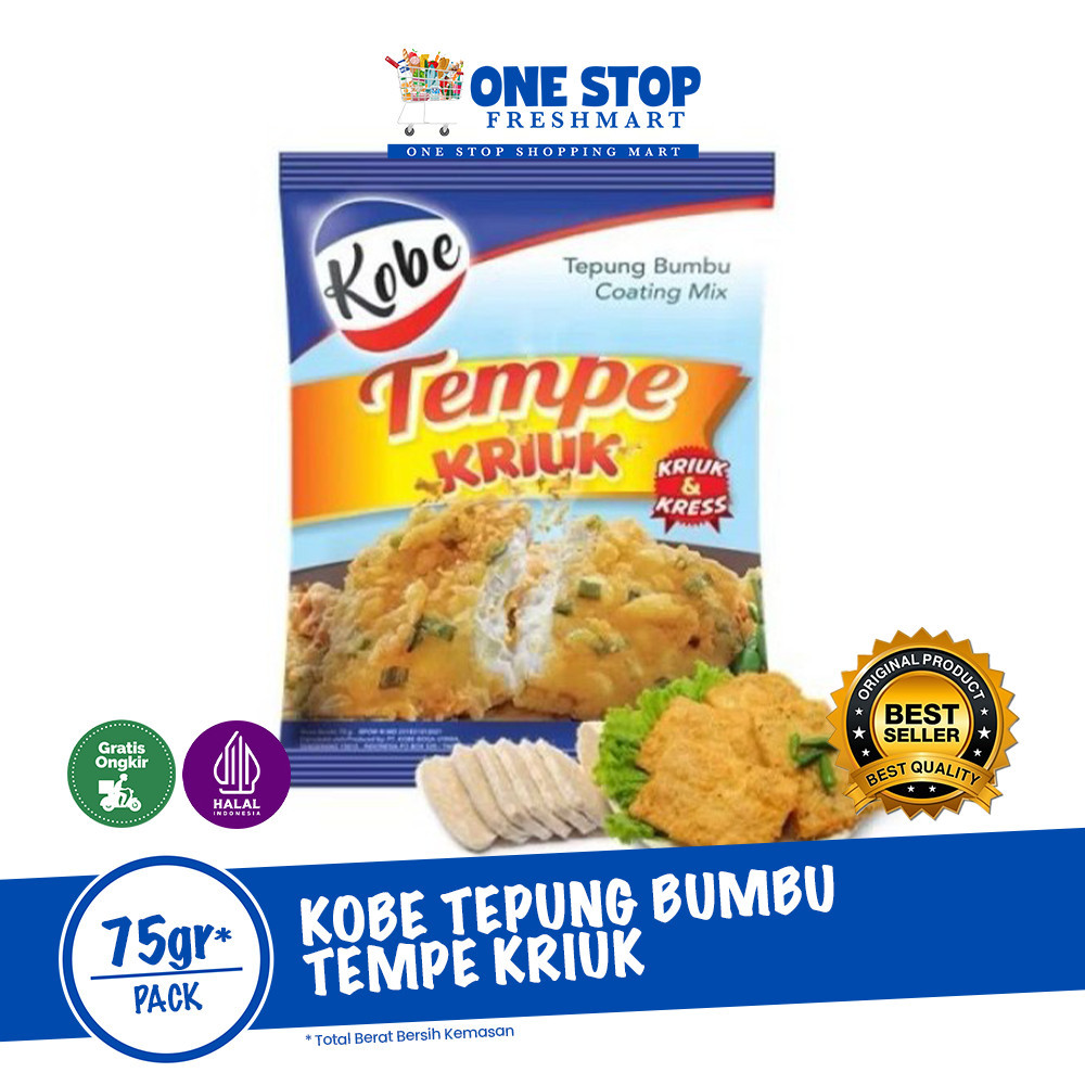 

KOBE TEPUNG TEMPE KRIUK 70GR