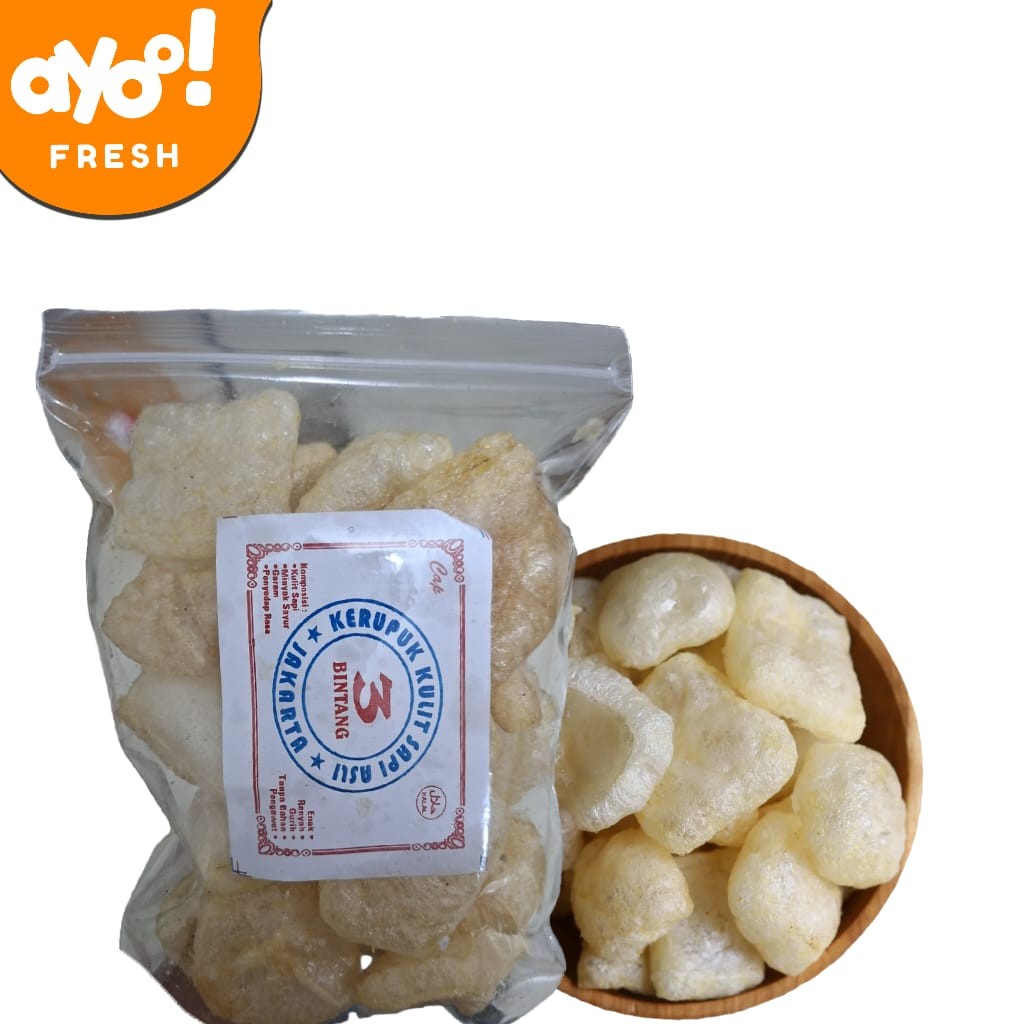 

Kerupuk Kulit Sapi Asli 45gr - Gurih, Renyah, Alami