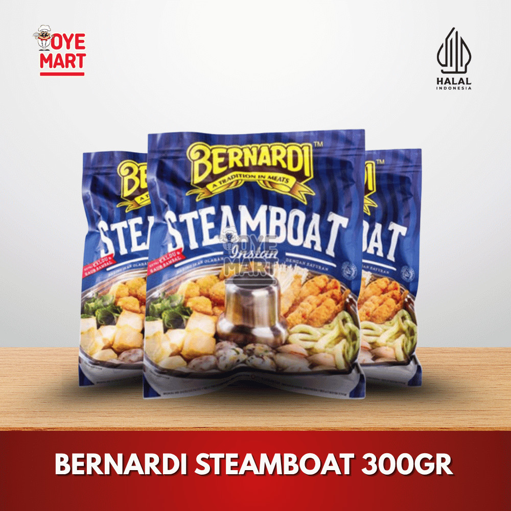 

BERNARDI STEAMBOAT 300GR SOUP SEAFOOD ALA JEPANG / SHABU SHABU INSTAN ALA JEPANG