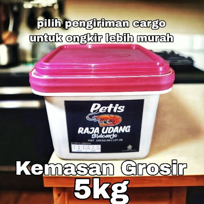 

( .. )Petis Udang Sidoarjo Murni Tanpa Campuran Tepung Kemasan 5kg