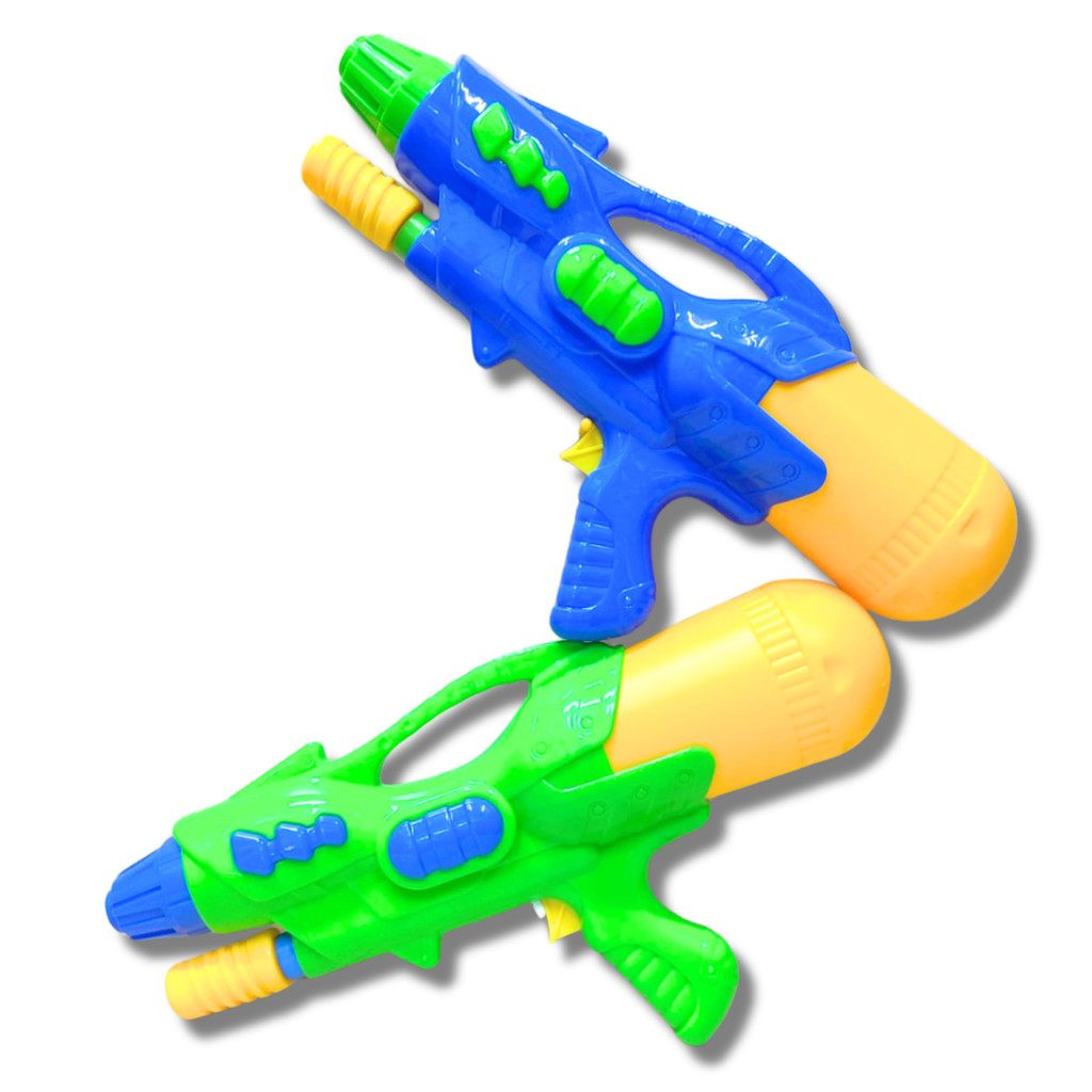 Mainan Anak Pistolan Air Water Gun / JUMBO 35CM / Plastik / Tidak Perlu Baterai / Water Blaster